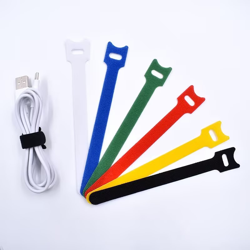 Cable Velcro Strap - 10 Stuks Koordbinders Zelfklevende Klittenband Kabelbinders