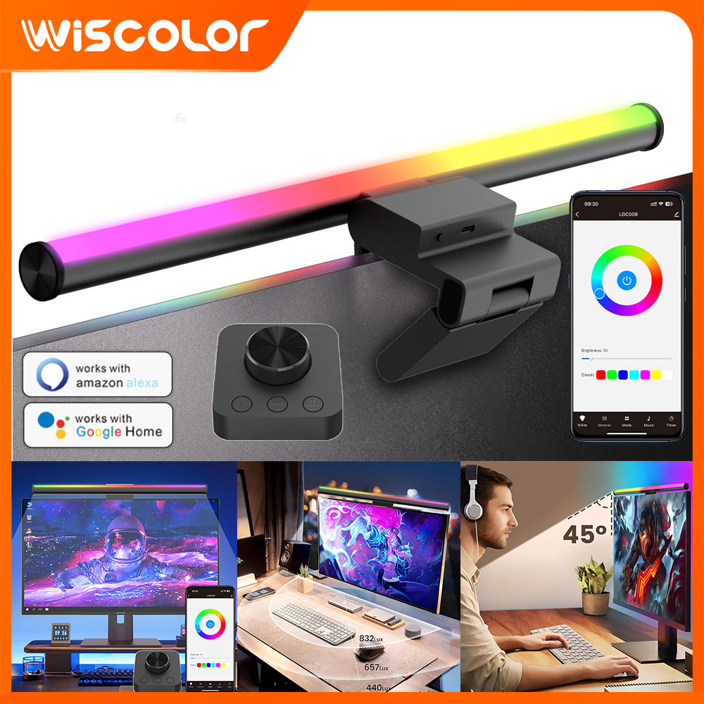 Desk Setup Rgb - Schermhanglamp Monitorlichtbalk LED Gaming Diming Setup