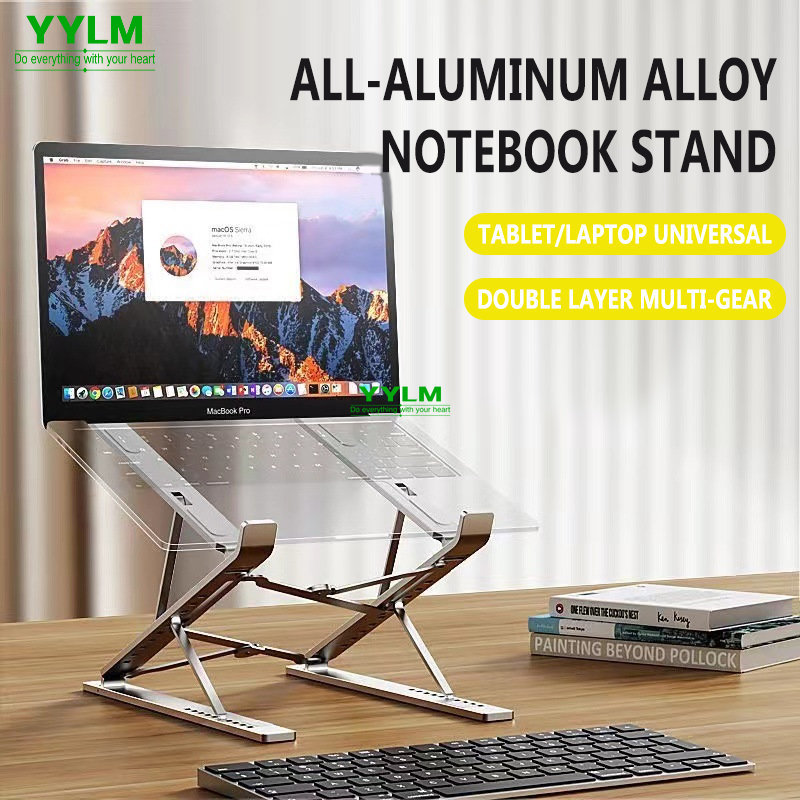 Desk Setup Pink - YYLM NIEUWE N8 Verstelbare laptopstandaard Aluminium