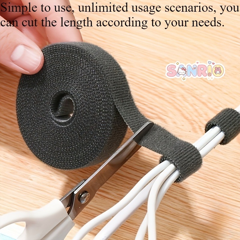 Cable Velcro Strap - 2 stuks zelfklevende klittenbandkabelbinders, enkelvoudig stuk