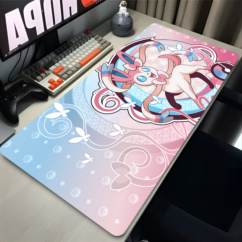 Desk Setup Pink - Grote roze schattige muismat XXL Gaming
