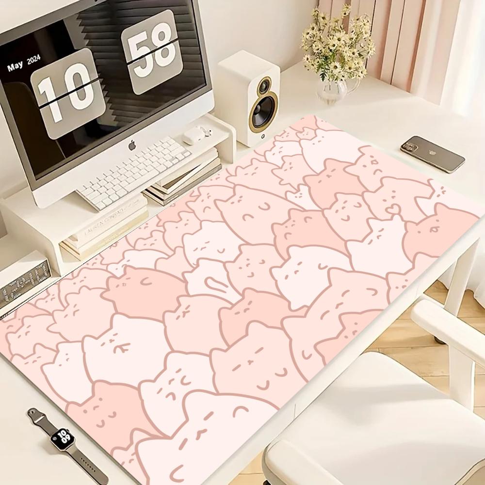 Gaming-muismat, grote bureauma - Desk Setup Pink recensie en prijs