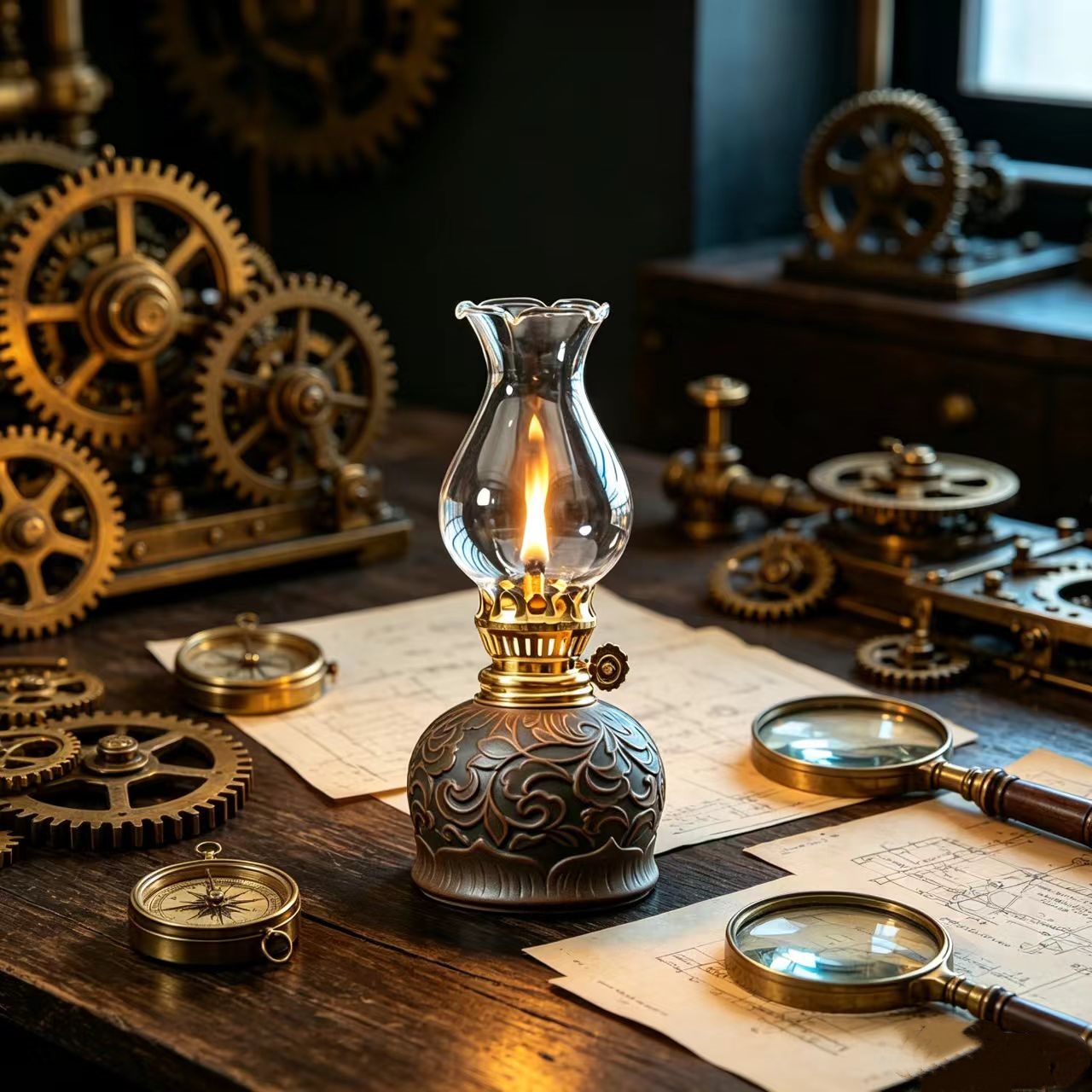 Vintage verstelbare lamp, hand - Desk Setup Vintage recensie en prijs