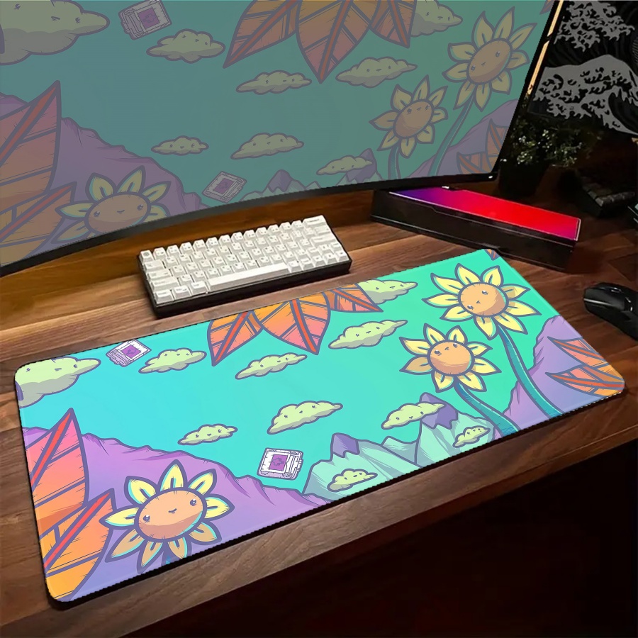 Muismat Dierenplant Pc Setup A - Desk Setup With Plants recensie en prijs