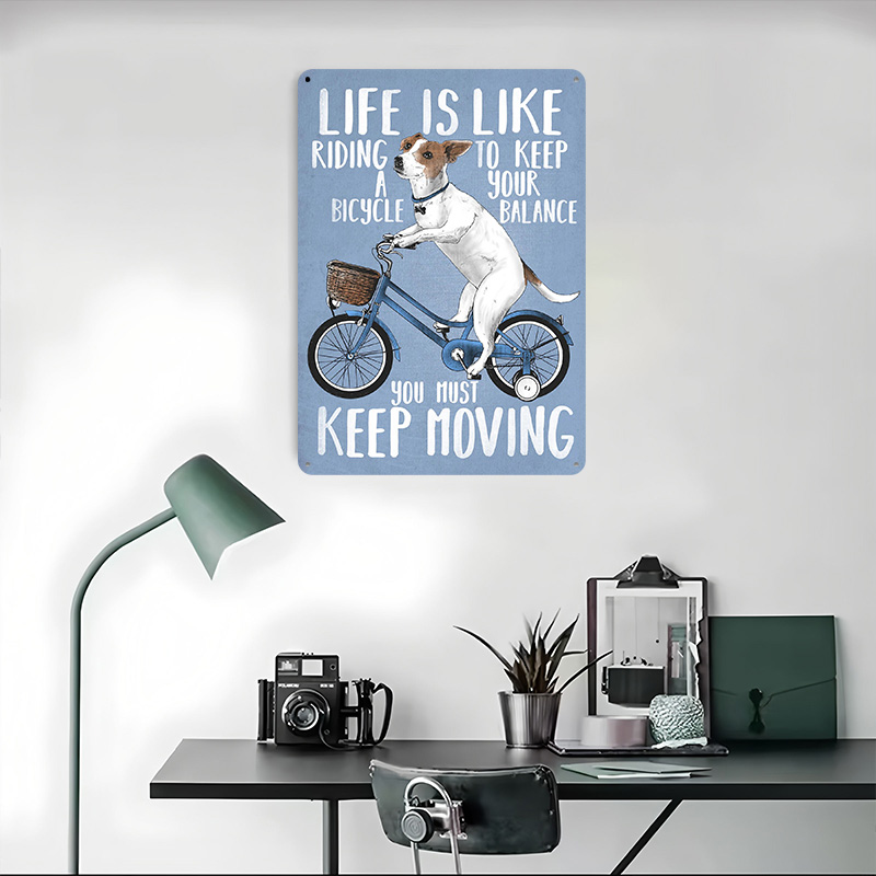 Het leven is als fietsen - Met - Desk Setup Vintage recensie en prijs