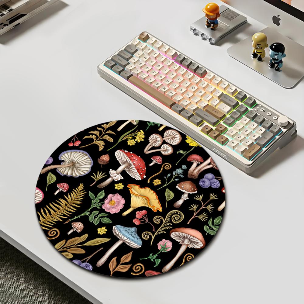 Ronde Bosplant Muismat Rubber  - Desk Setup With Plants recensie en prijs