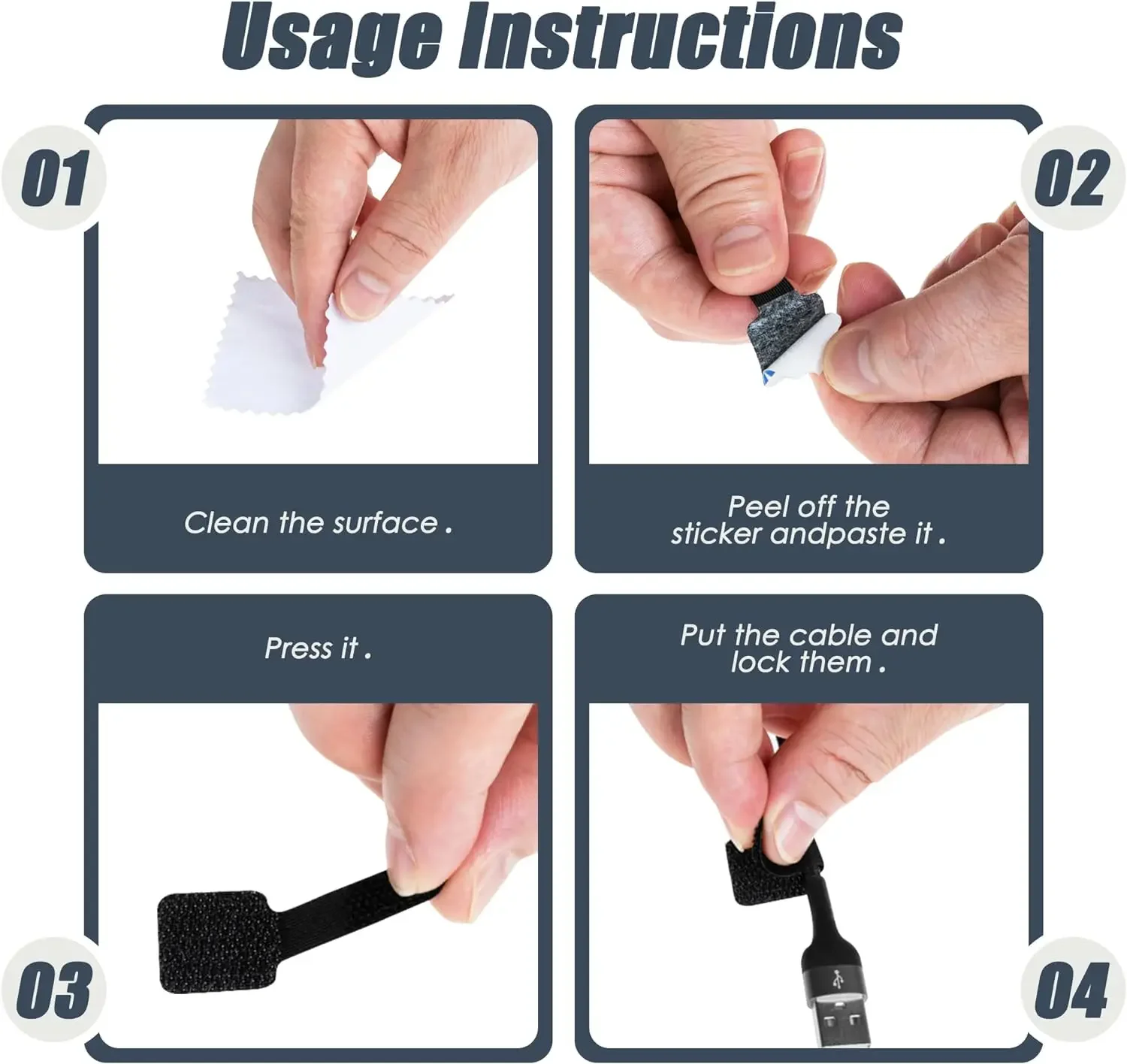 Nieuwe herbruikbare kabelbinde - Cable Velcro Strap recensie en prijs