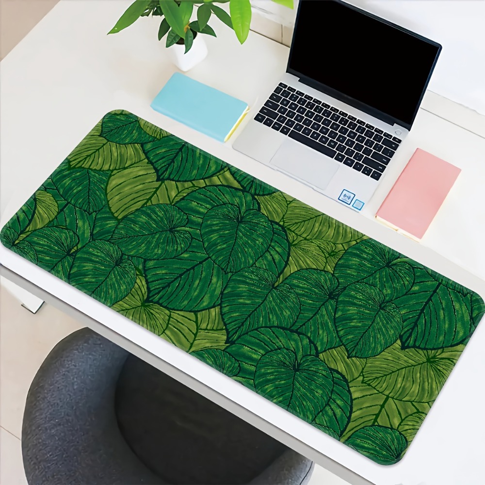 Uitbreidbare muismat met tropi - Desk Setup With Plants recensie en prijs