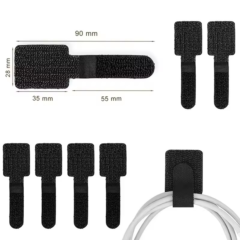 Nieuwe herbruikbare kabelbinde - Cable Velcro Strap recensie en prijs