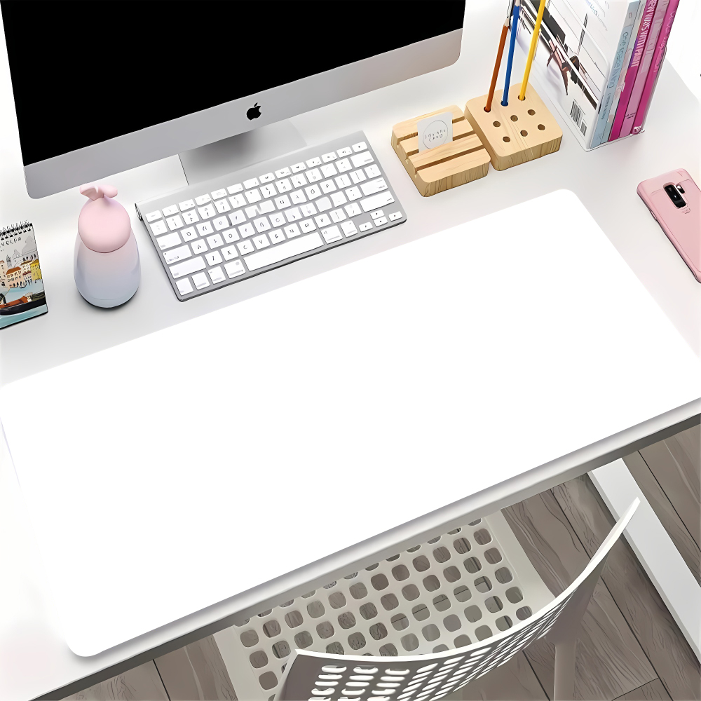 Effen kleur gaming muismat gam - Desk Setup Pink recensie en prijs