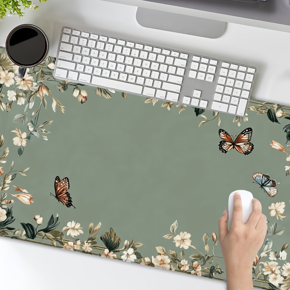 Plantentafelmat met vlinderpat - Desk Setup With Plants recensie en prijs