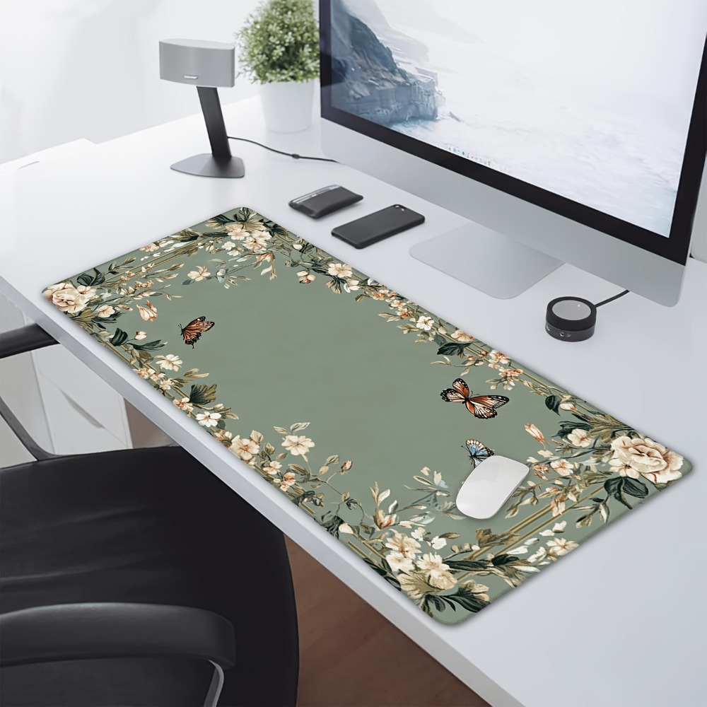 Plantentafelmat met vlinderpat - Desk Setup With Plants recensie en prijs