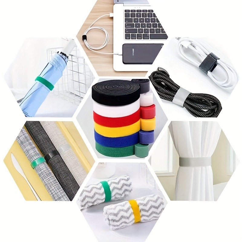 2 stuks zelfklevende klittenba - Cable Velcro Strap recensie en prijs