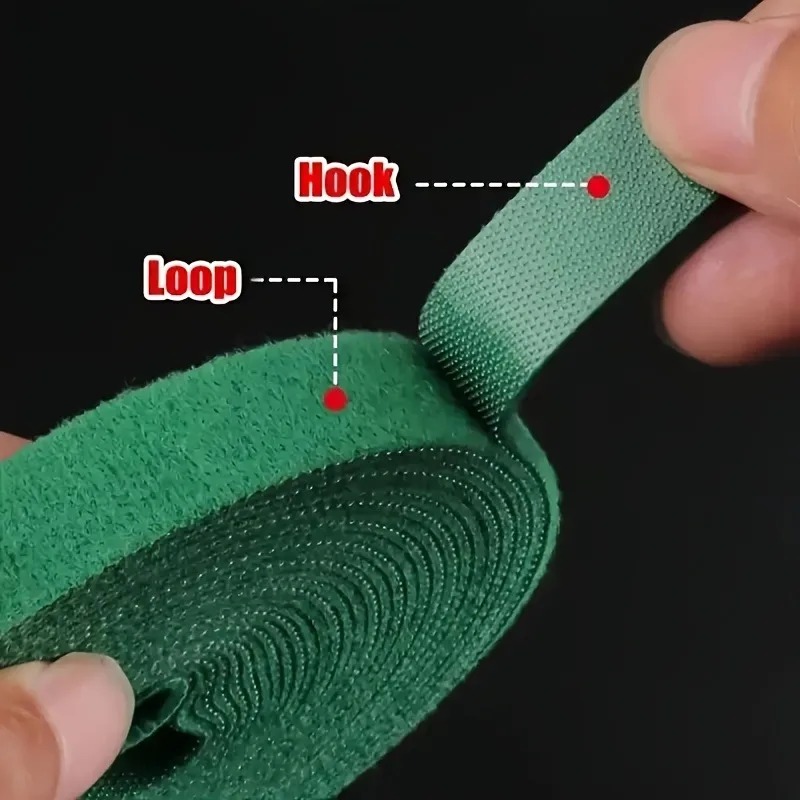 Groene plantenband met klitten - Cable Velcro Strap recensie en prijs