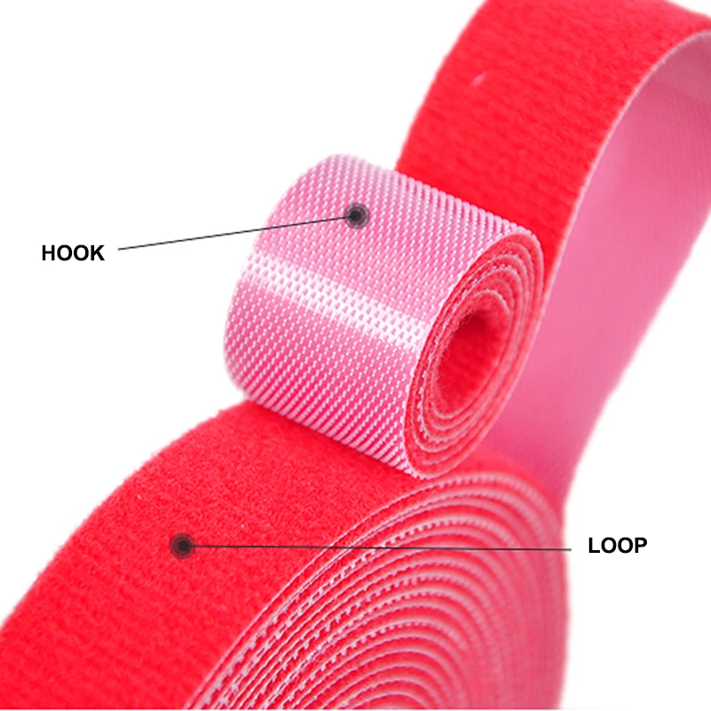 5M DIY Herbruikbare Nylon Kabe - Cable Velcro Strap recensie en prijs