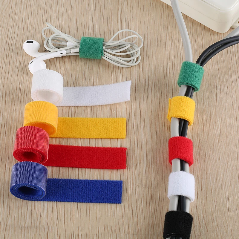5M DIY Herbruikbare Nylon Kabe - Cable Velcro Strap recensie en prijs