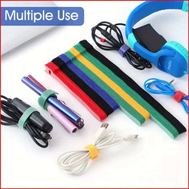 30 stuks veelkleurige herbruik - Cable Velcro Strap recensie en prijs