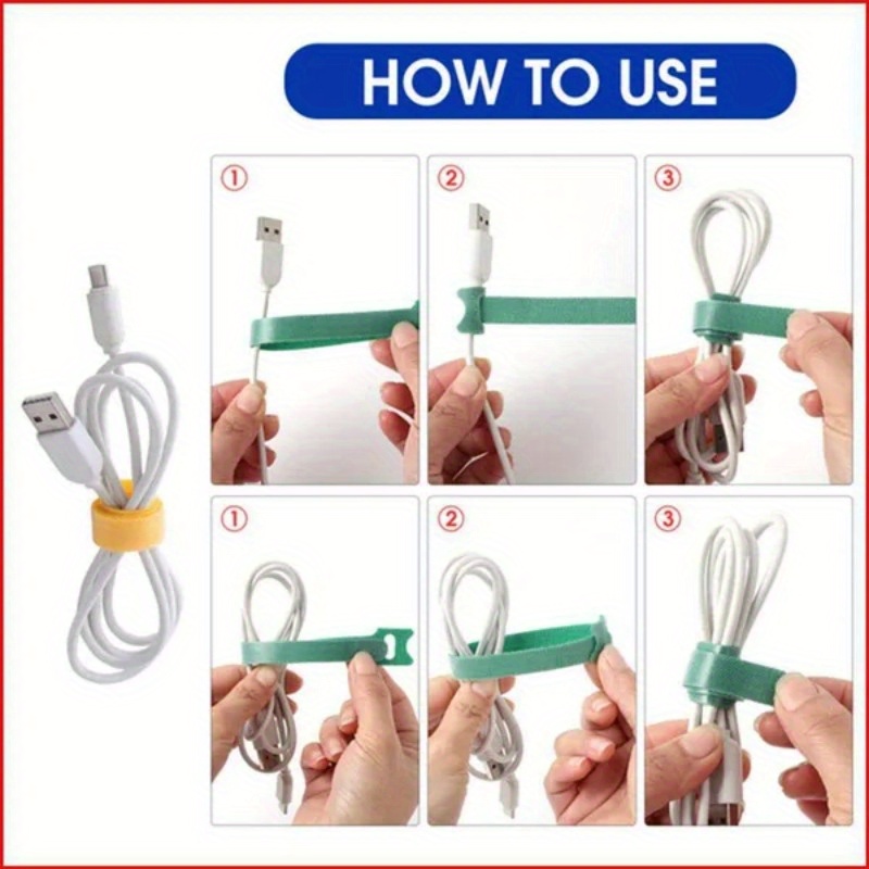 30 stuks veelkleurige herbruik - Cable Velcro Strap recensie en prijs