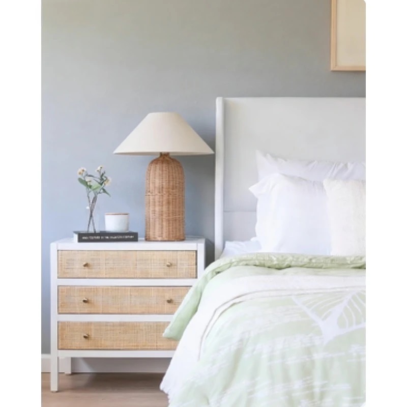 Wabi-sabi Vintage Rotan Tafell - Desk Setup Japan recensie en prijs