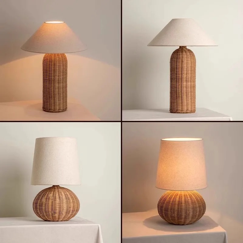 Wabi-sabi Vintage Rotan Tafell - Desk Setup Japan recensie en prijs