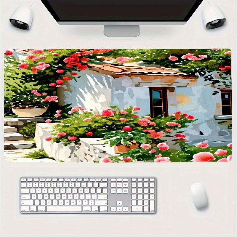 Creatieve ijzeren kunstmuismat - Desk Setup With Plants recensie en prijs