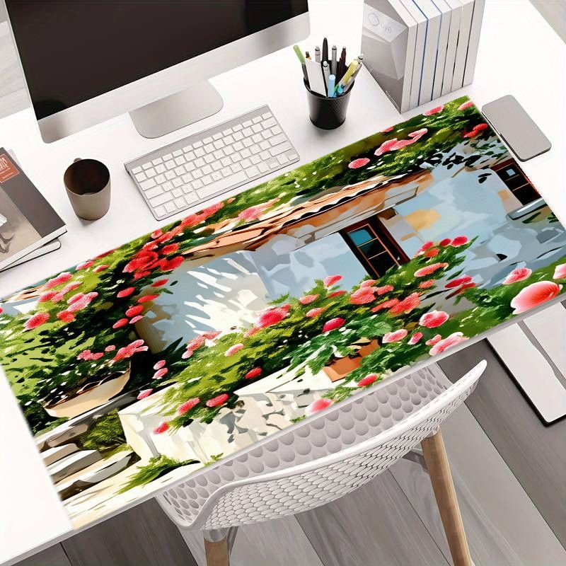 Creatieve ijzeren kunstmuismat - Desk Setup With Plants recensie en prijs